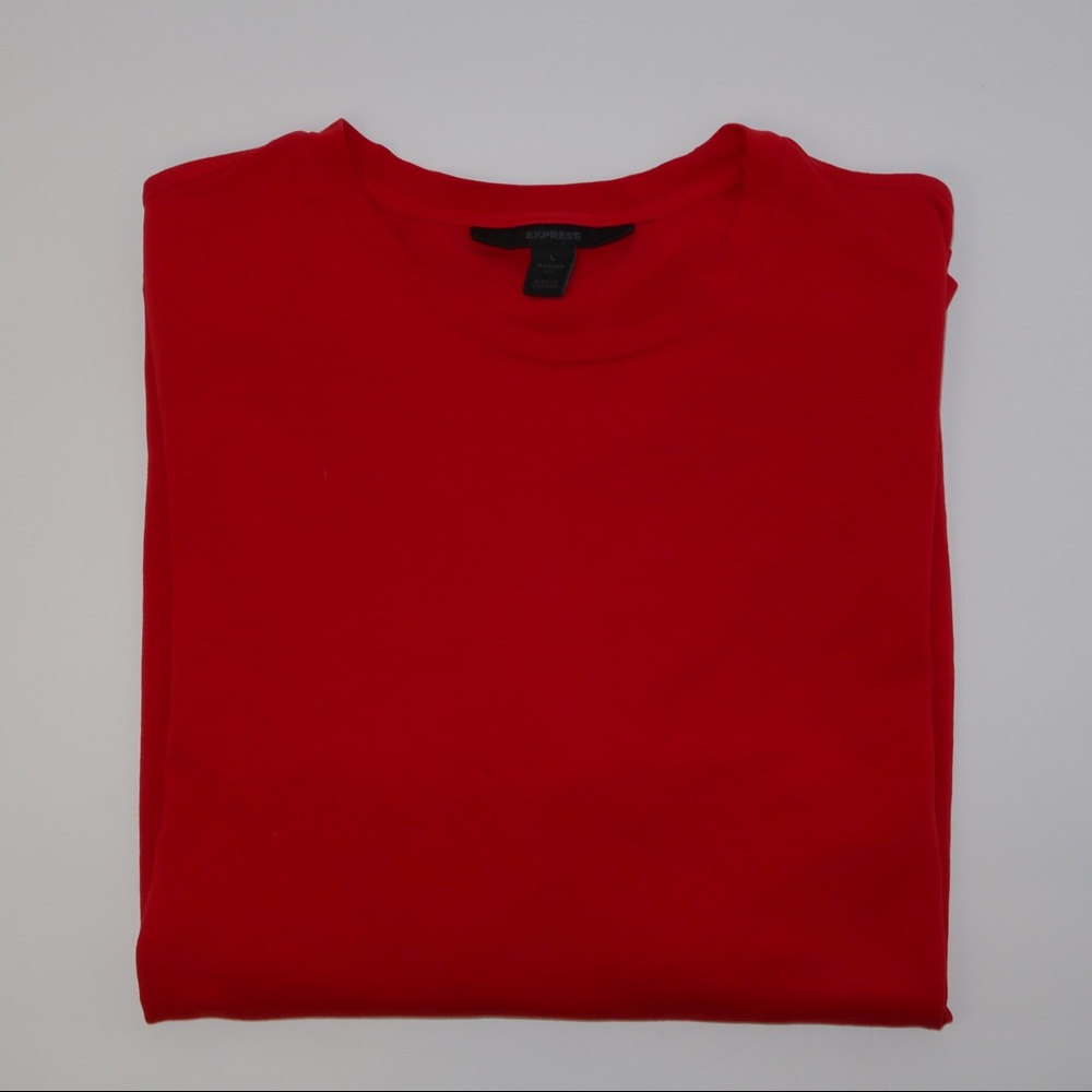 Red Express Mens Long Sleeve T-Shirt